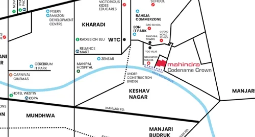  Mahindra Ivy Lush Location Map